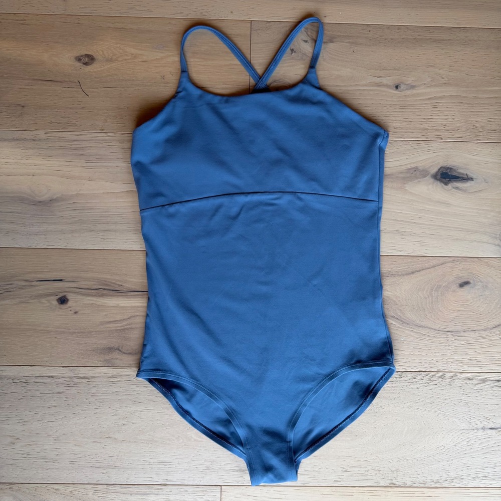 Athleta Girl - Got Your Back Leotard - Blue - Gymnastics - Dance - XXL 16